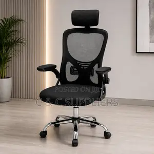 Staff Mesh Chair With Flip Armrest