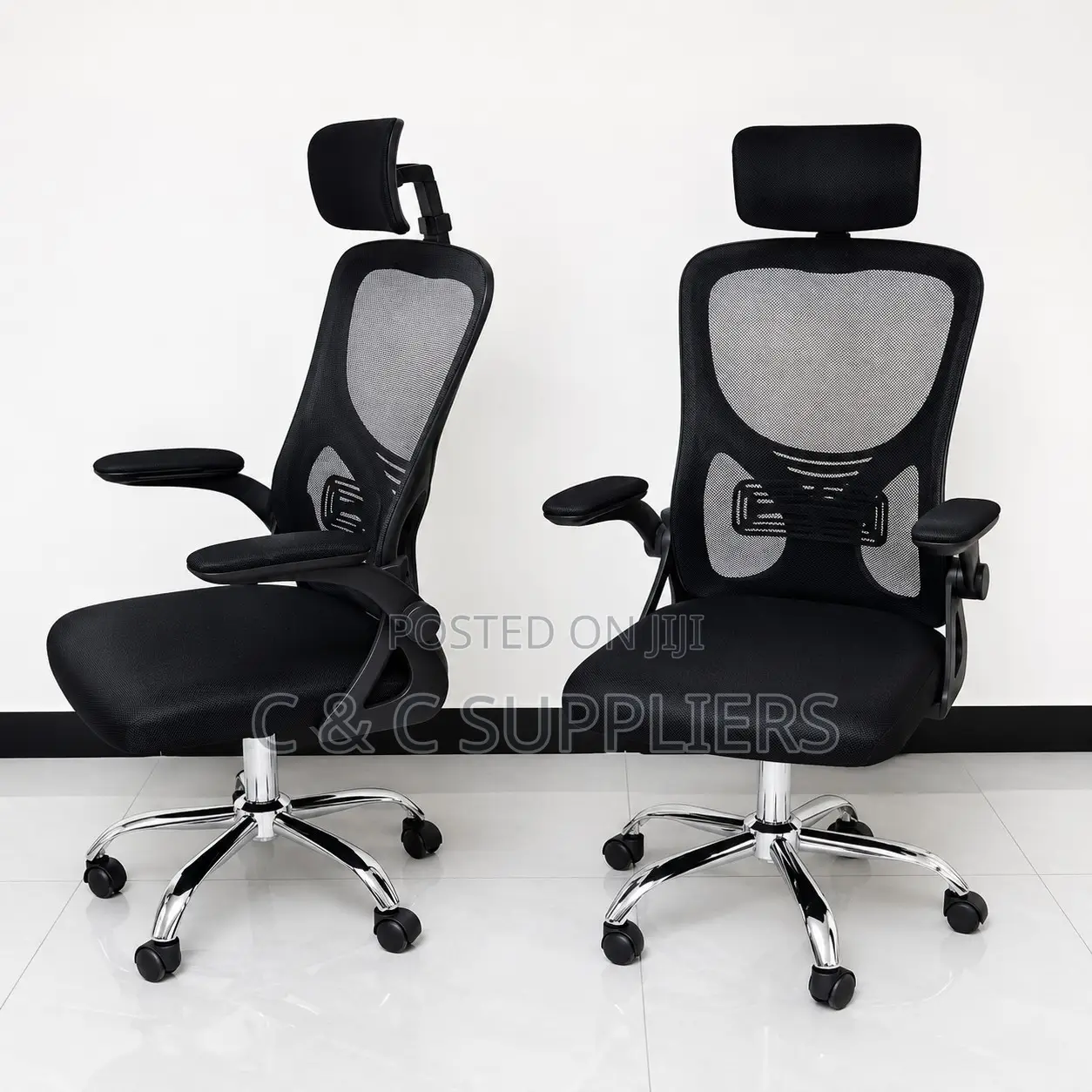 Staff Mesh Chair With Flip Armrest
