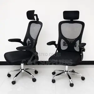 Staff Mesh Chair With Flip Armrest