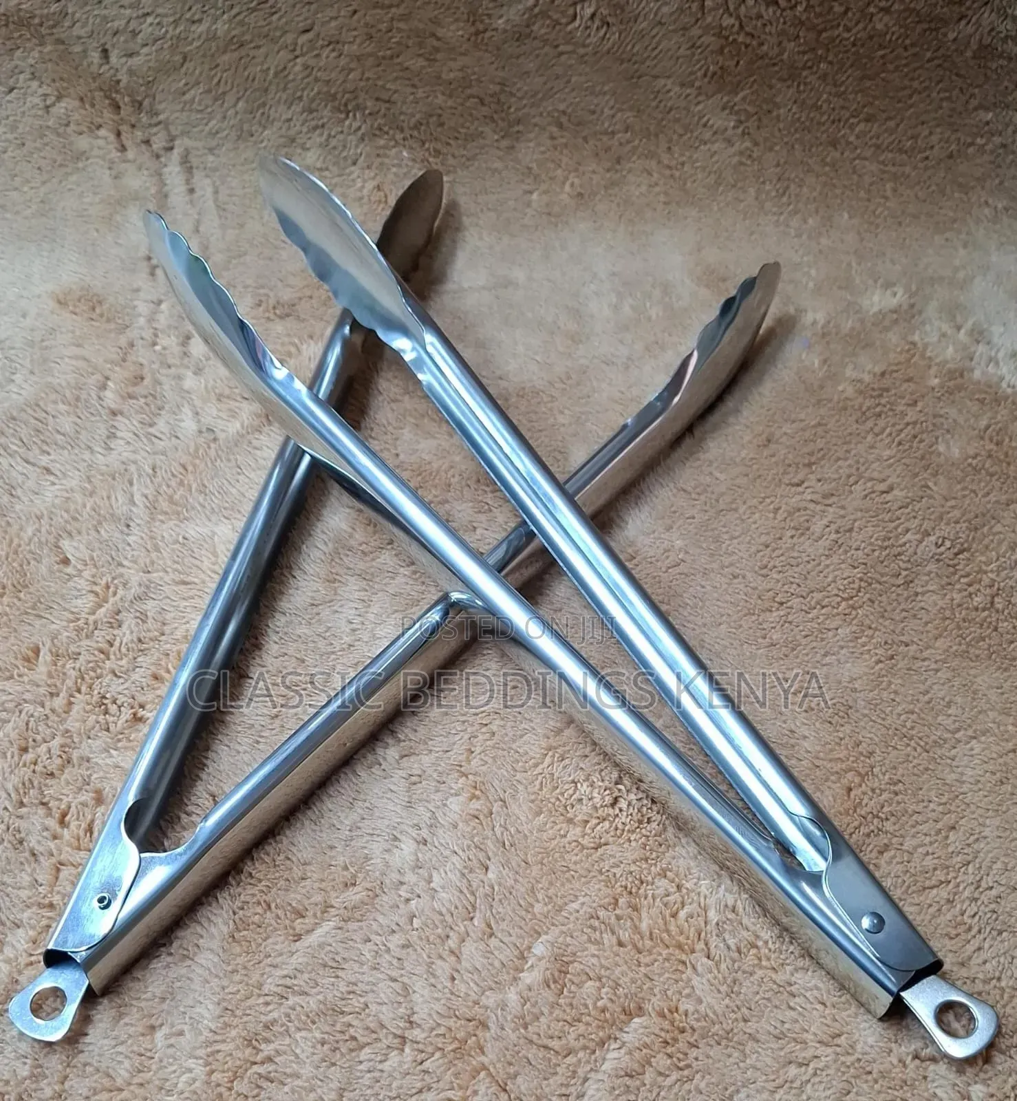 Stainless Steel Pair Tongs