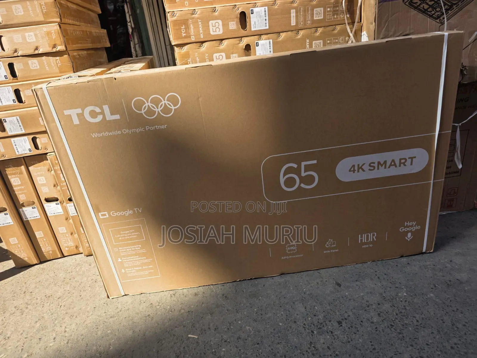 TCL 65′′ Ultra HD Smart Google TV With Voice Control