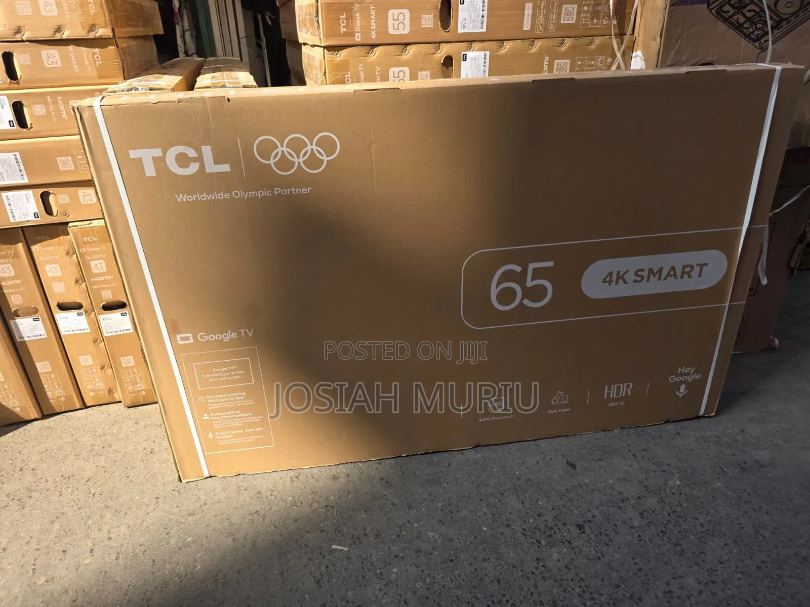 TCL 65′′ Ultra HD Smart Google TV With Voice Control
