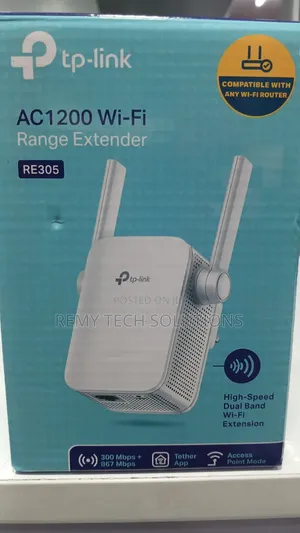 TP-Link AC1200 Wireless N Wall Plugged Range Extender - TL-RE305