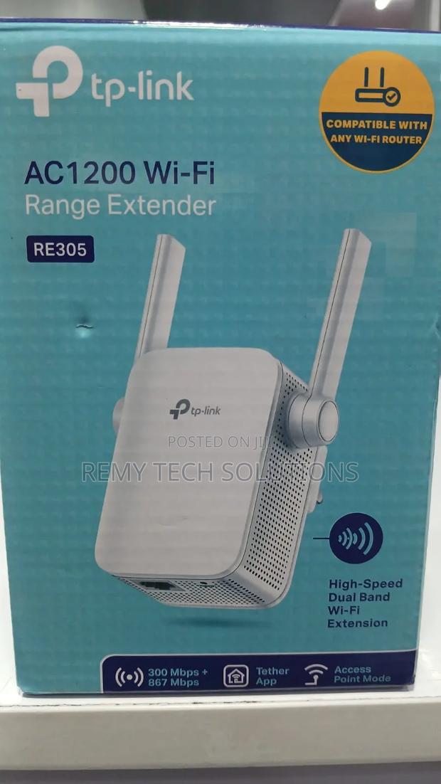 TP-Link AC1200 Wireless N Wall Plugged Range Extender - TL-RE305