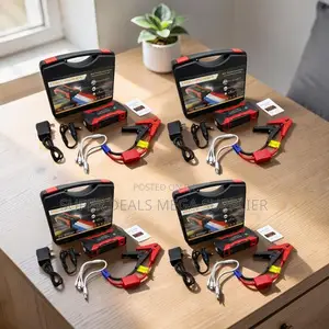 Air Compressor Pump 12V 99800mAh Car Jump Starter Battery Booster