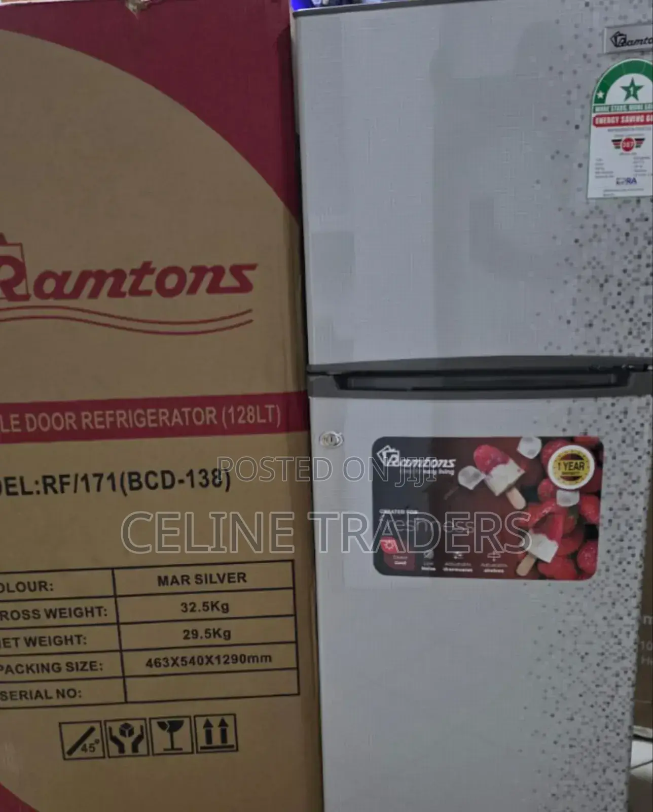 Ramtons 138L Family Refrigerator – Direct Cool Spacious Storage