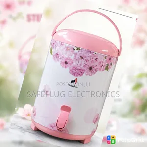 Nice One Steel Flower Tea Urn – 9.5L Single Tap Hot Beverage Dispenser