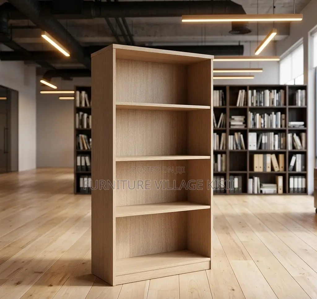 Home Furniture: Wooden Bookshelf Display