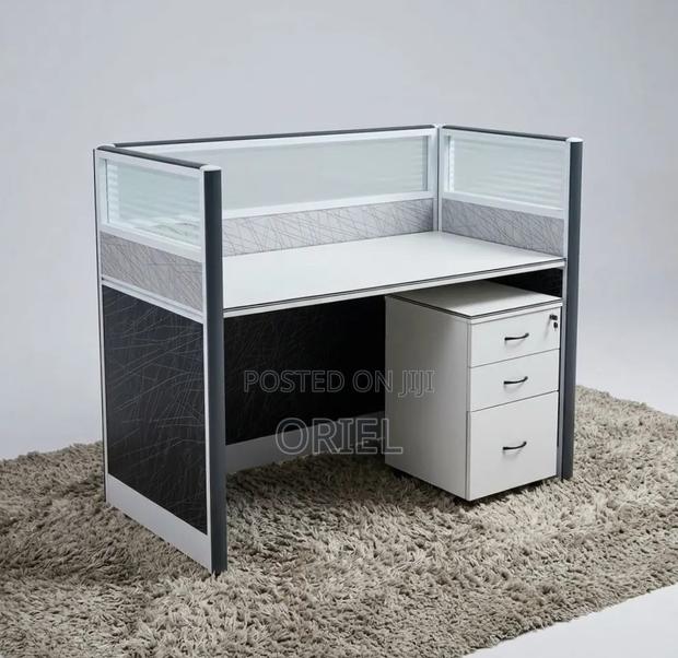 Office Workstation : 1-Seater Staff Workstation - thumbnail 3