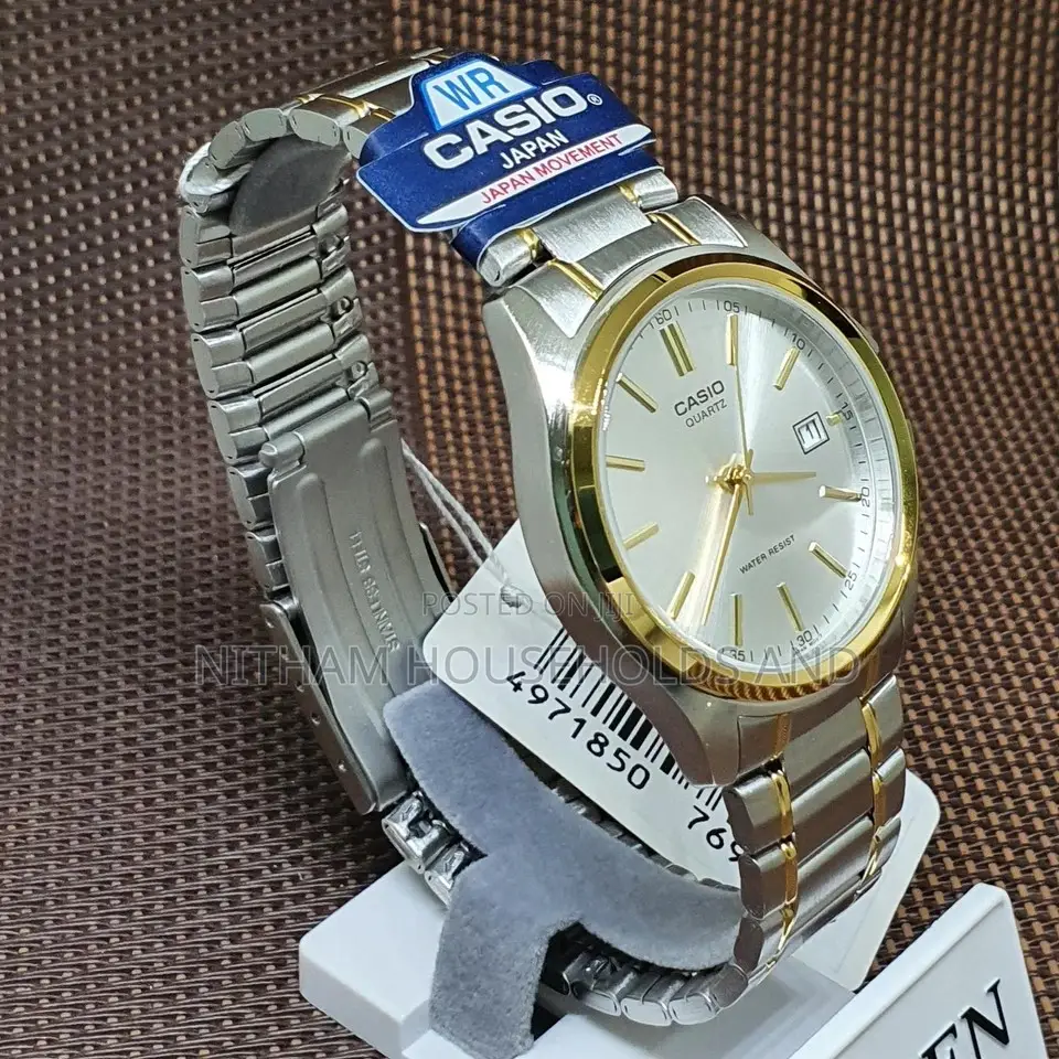 Casio MTP-1183g-7a Gold Dress Watch for Men