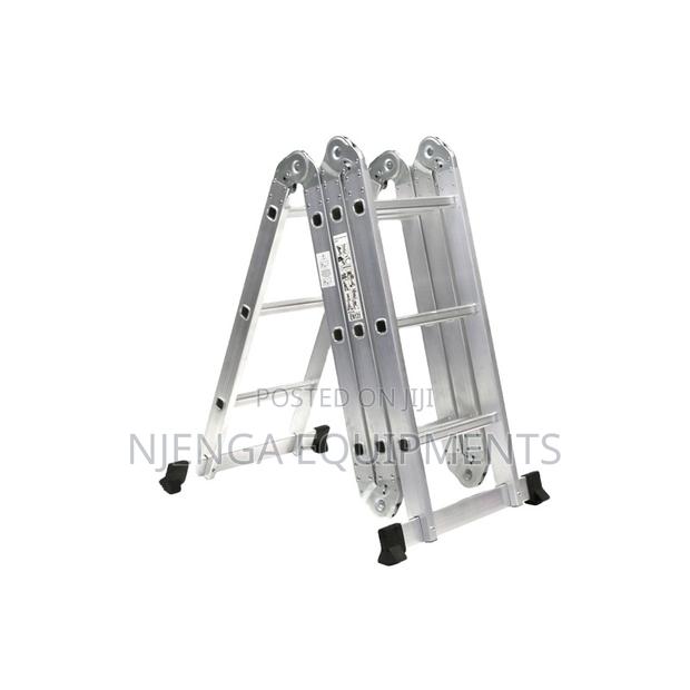 Multipurpose Folding Ladder Aluminium - thumbnail 2