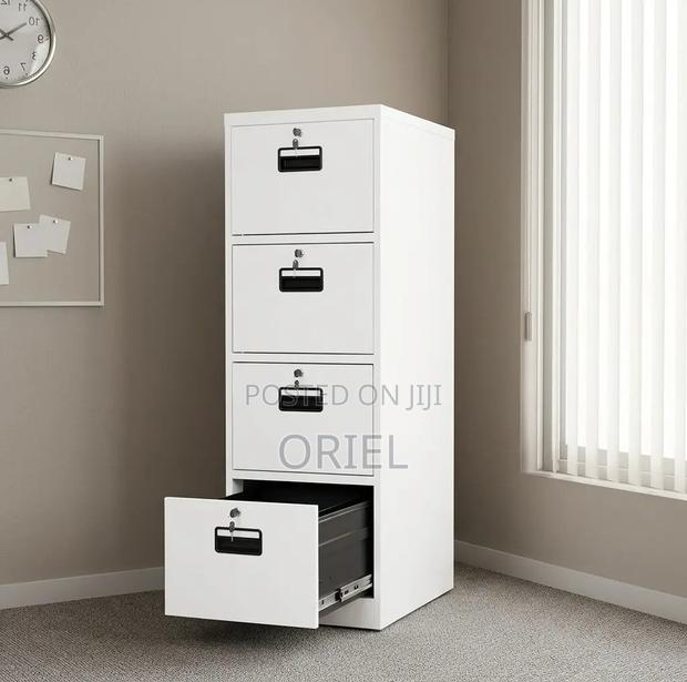 Offce Cabinet : 4-Key Four Drawer Office File Cabinet