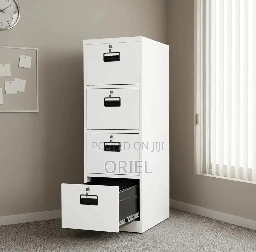 Offce Cabinet : 4-Key Four Drawer Office File Cabinet