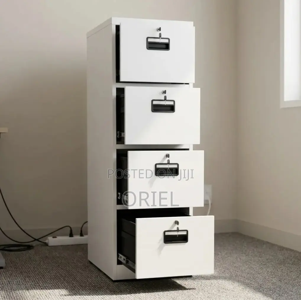 Offce Cabinet : 4-Key Four Drawer Office File Cabinet