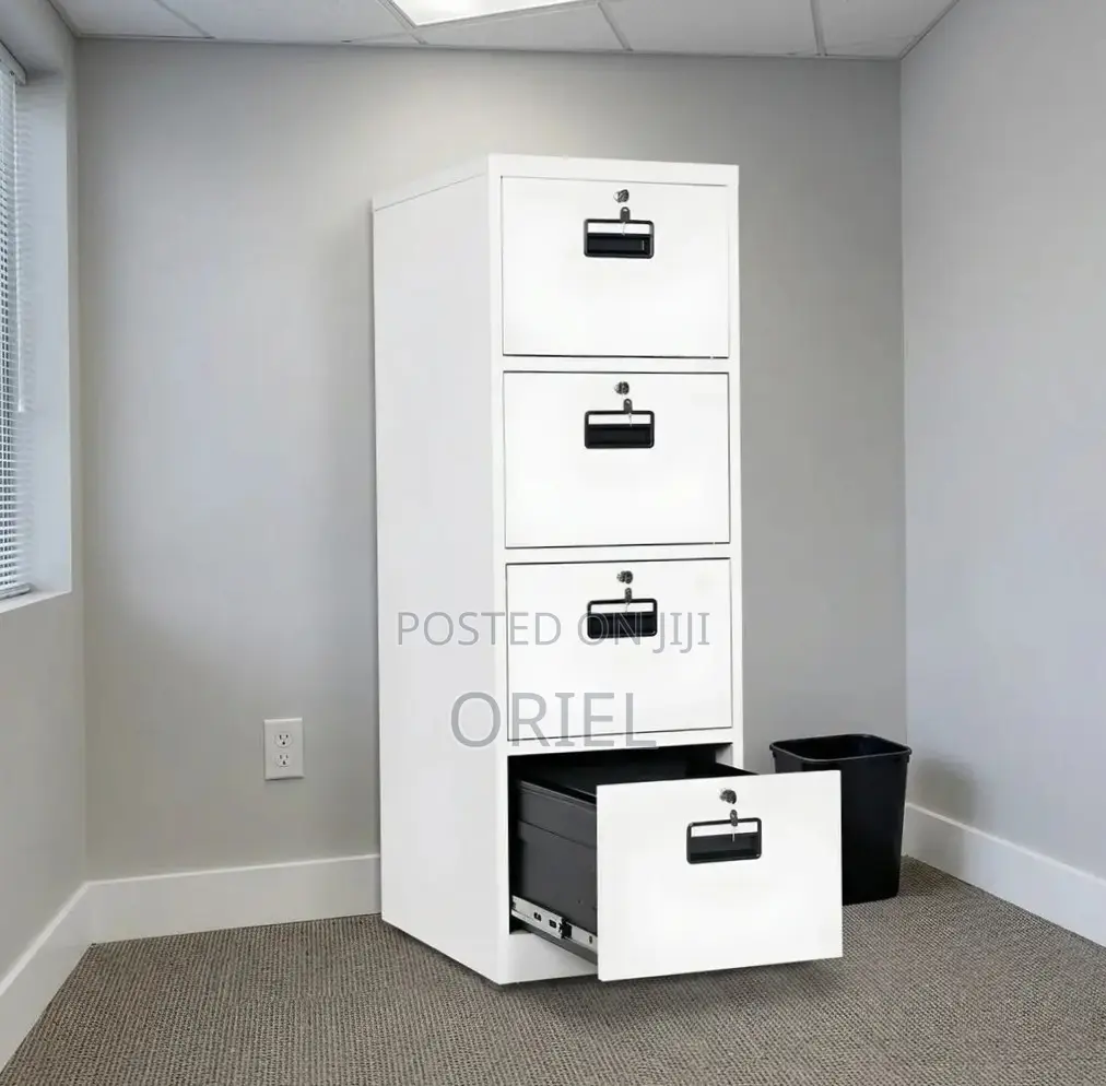 Offce Cabinet : 4-Key Four Drawer Office File Cabinet