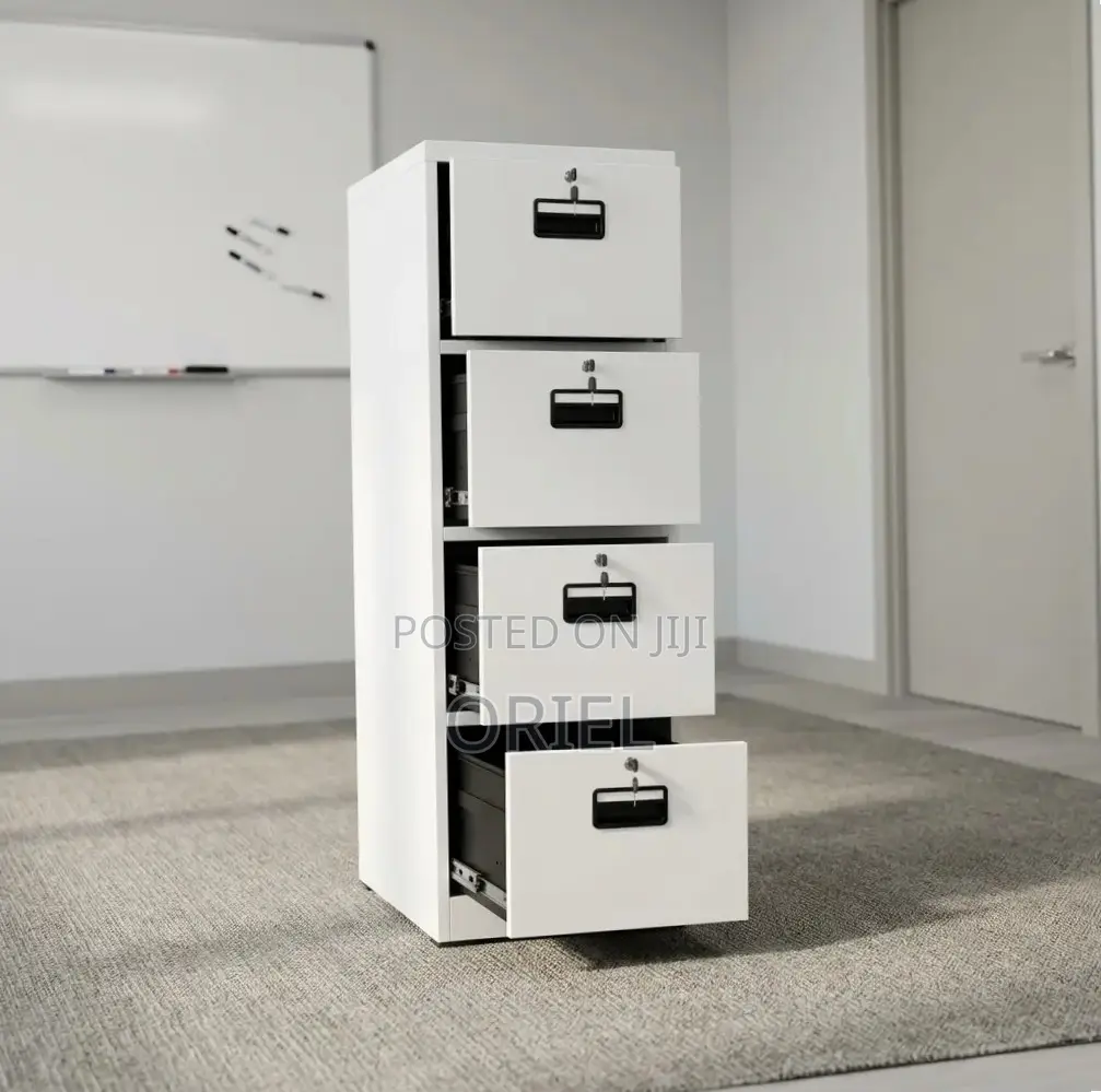 Offce Cabinet : 4-Key Four Drawer Office File Cabinet
