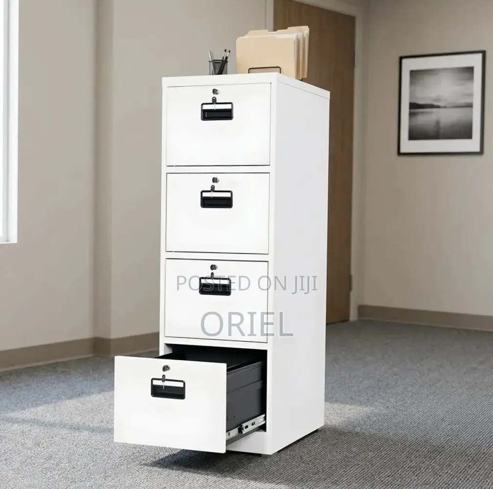 Offce Cabinet : 4-Key Four Drawer Office File Cabinet