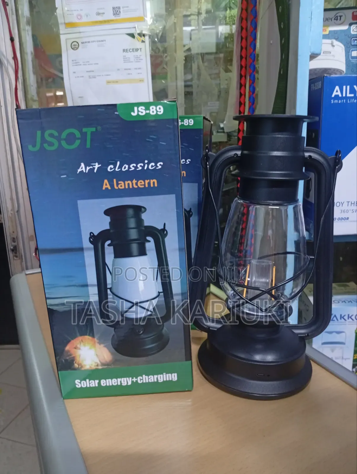  Portable Solar LED Lantern – Perfect for Home Camping