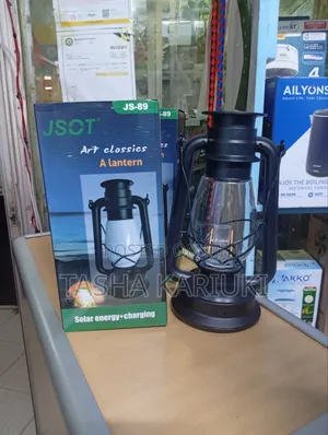 Solar Rechargeable LED Lantern – Bright Portable