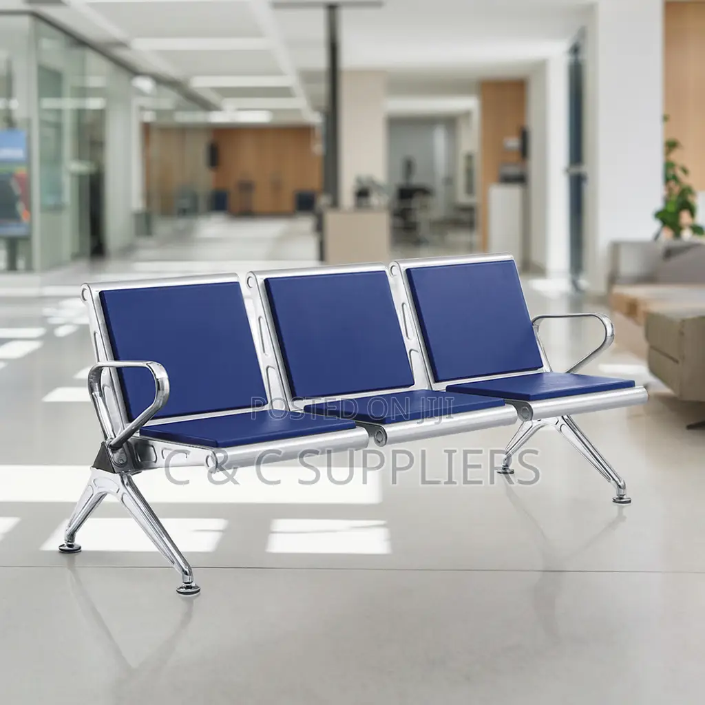 3-Seater Padded Home Office Bench