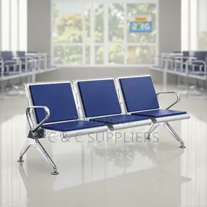 3-Seater Padded Home Office Bench