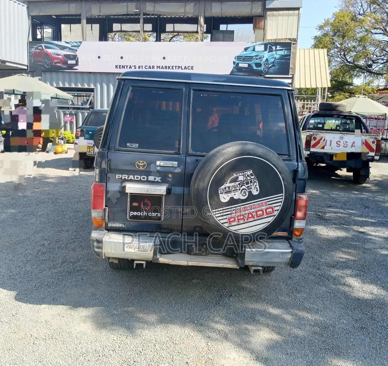 Toyota Land Cruiser Prado 1997 Gray