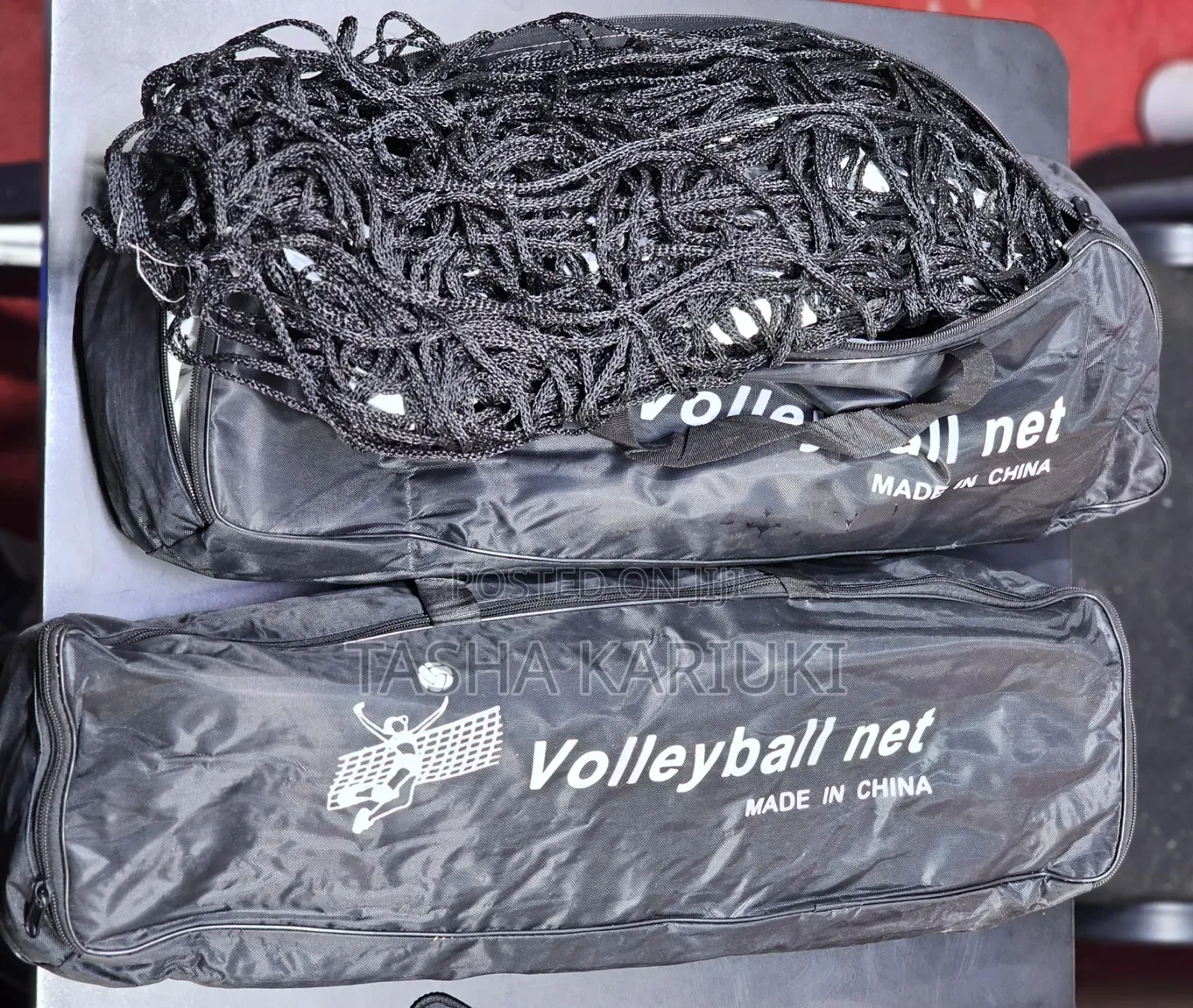 Professional Heavy Duty Volleyball Sports Net_ Black