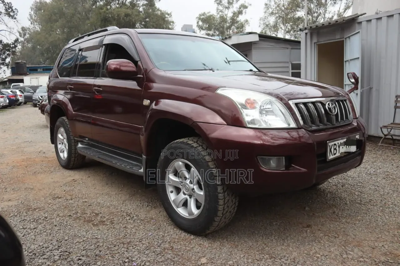 Toyota Land Cruiser Prado 2007 Maroon