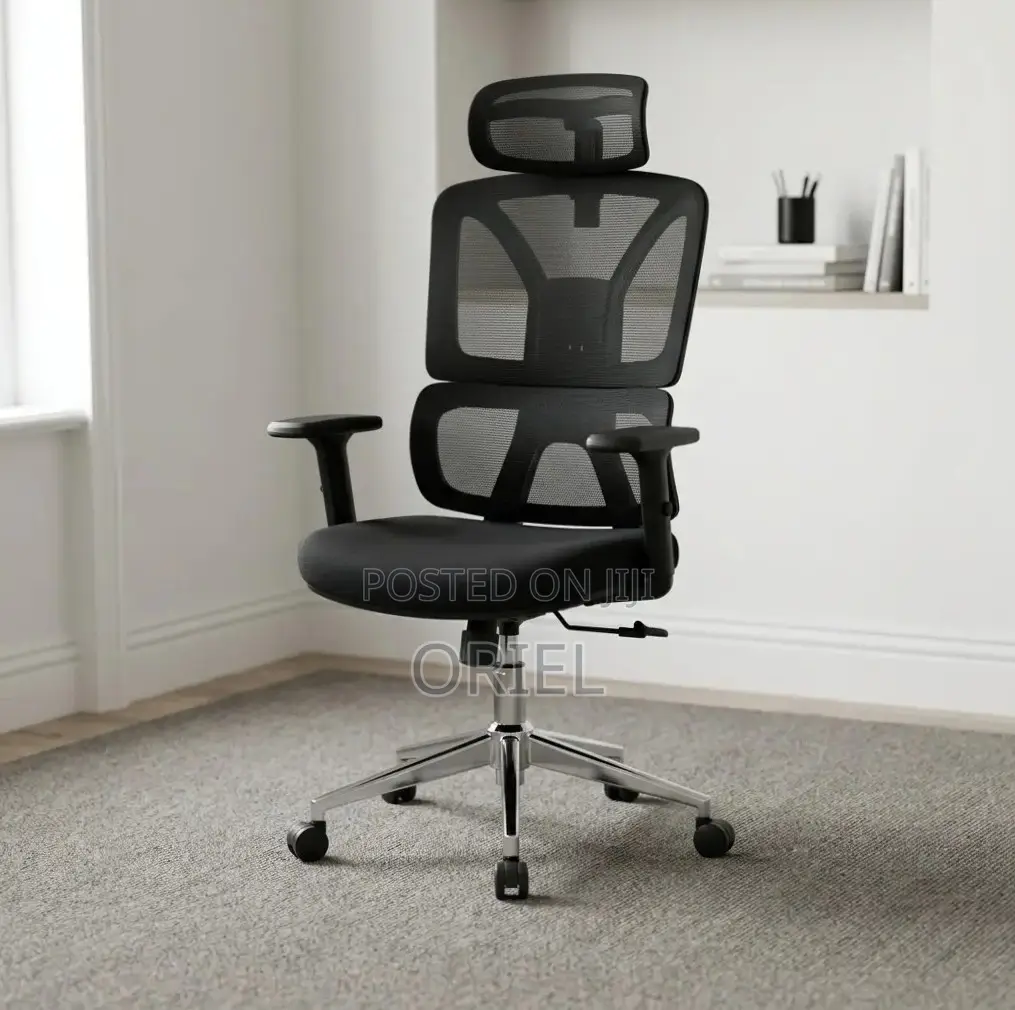 Office Chair : High-Back Adjustable Ergonomic Chair