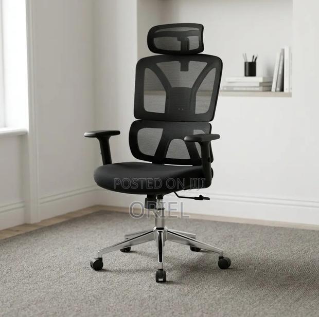 Office Chair : High-Back Adjustable Ergonomic Chair