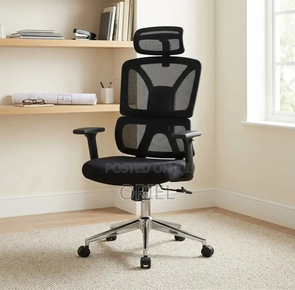 Office Chair : High-Back Adjustable Ergonomic Chair