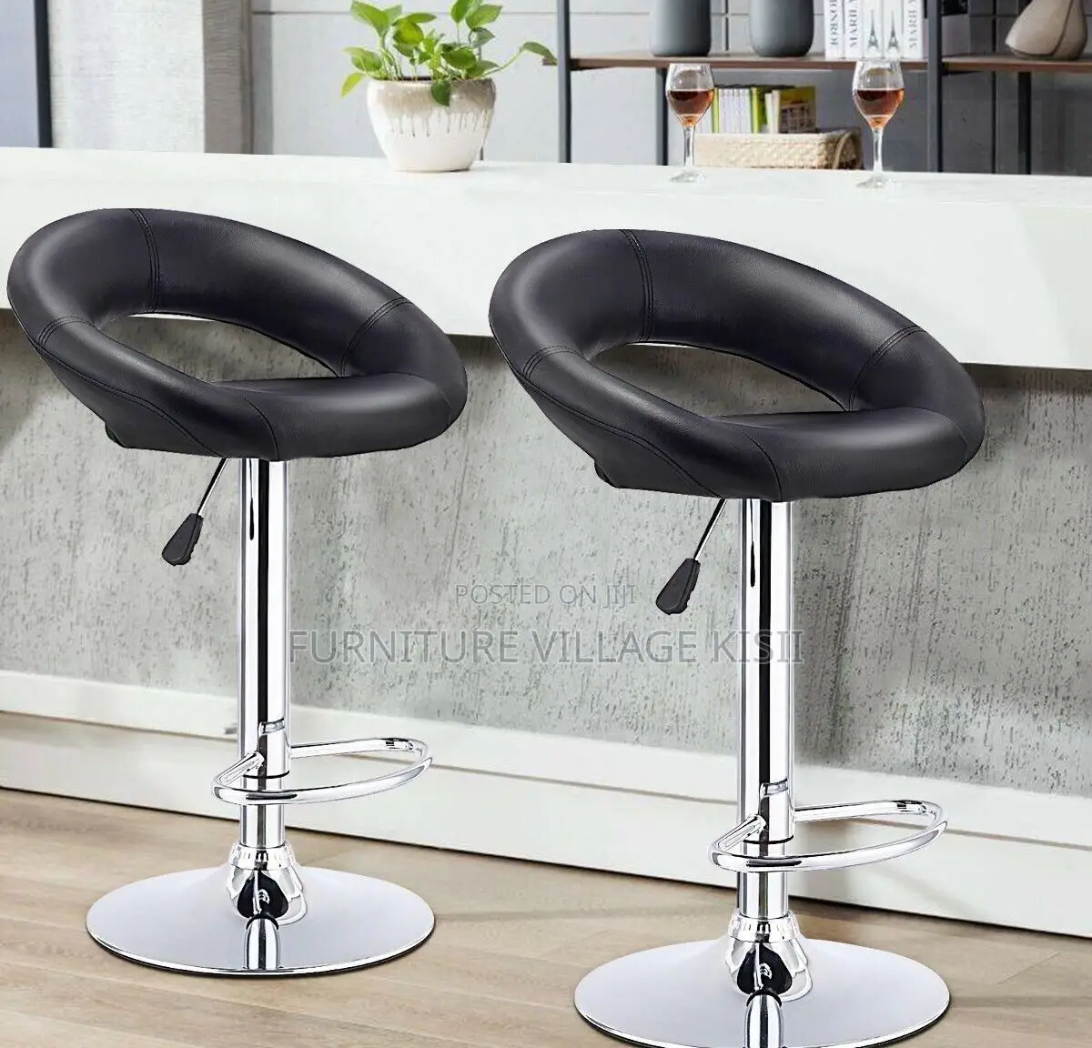 Office Chair: Adjustable Swivel Barstool