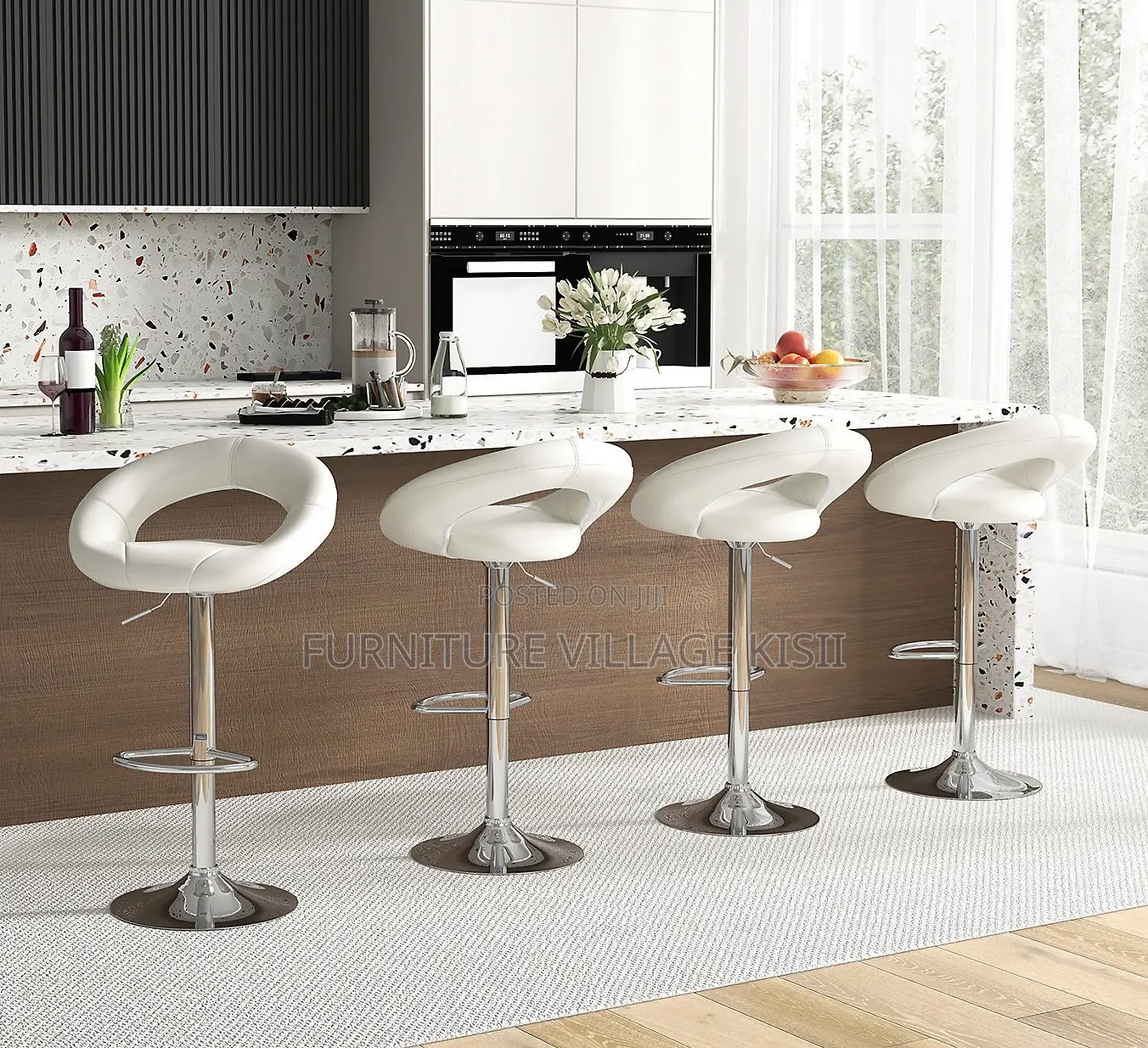 Office Chair: Adjustable Swivel Barstool