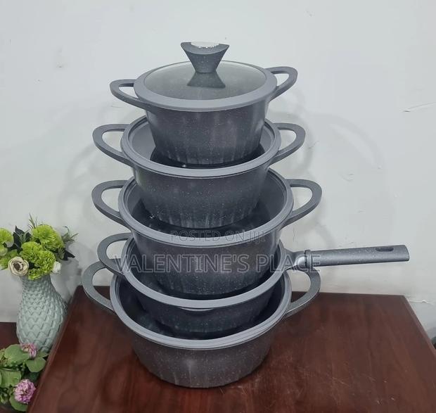 Cookware Set Nonstick Granite Sufuria Set - thumbnail 4