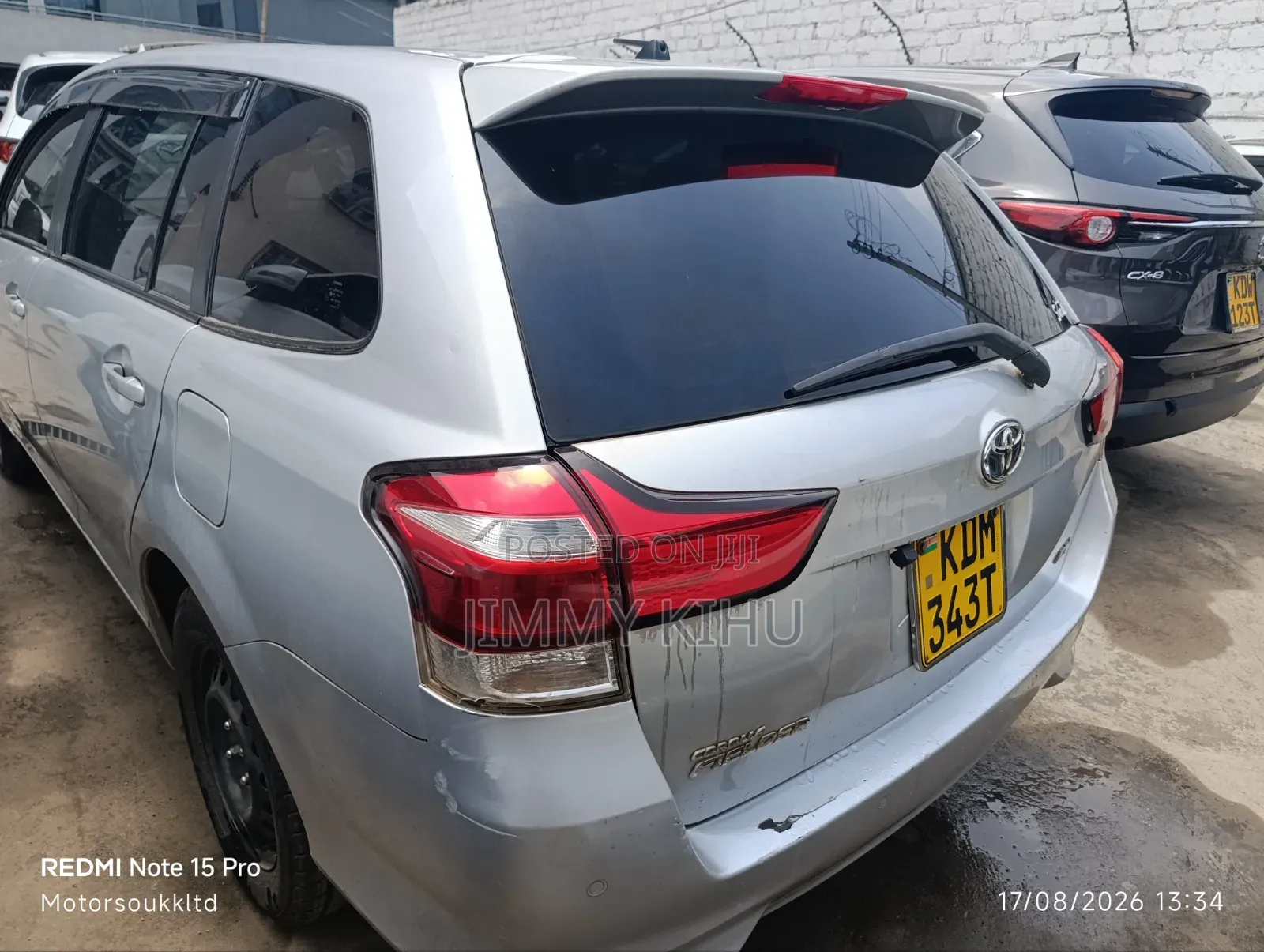 Toyota Corolla Fielder 2016 Silver