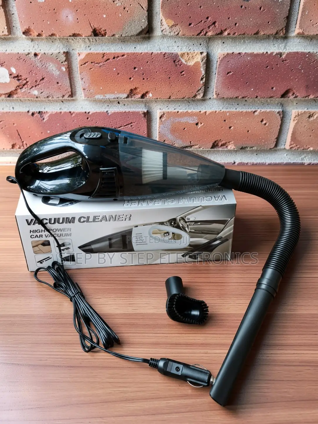 Sleek Finish Portable Handheld Car Vacuum Cleaner