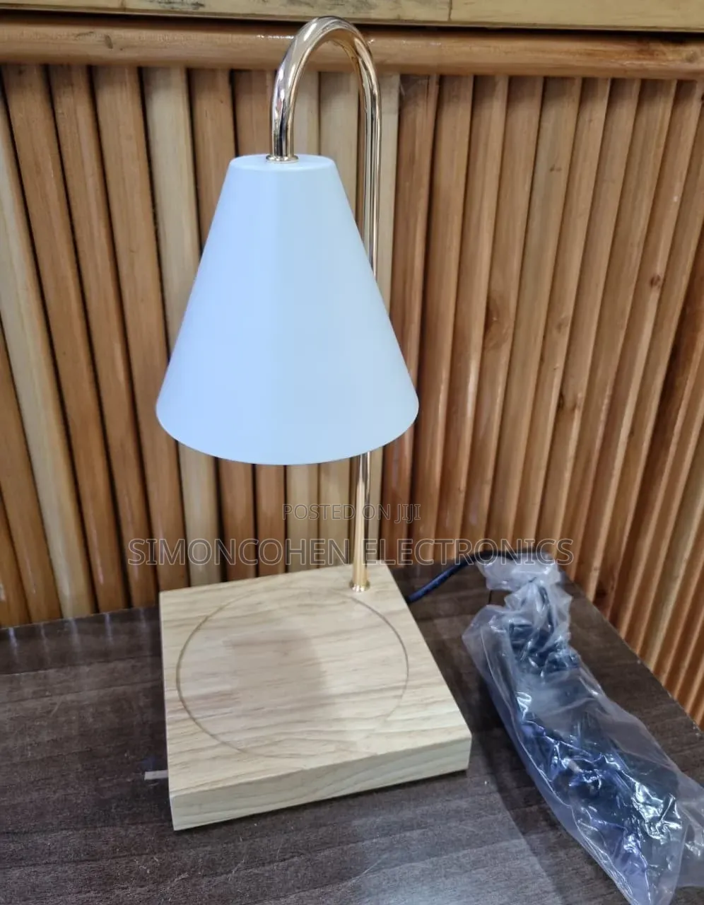 High Quality Electric Candle Warmer With Wood Base