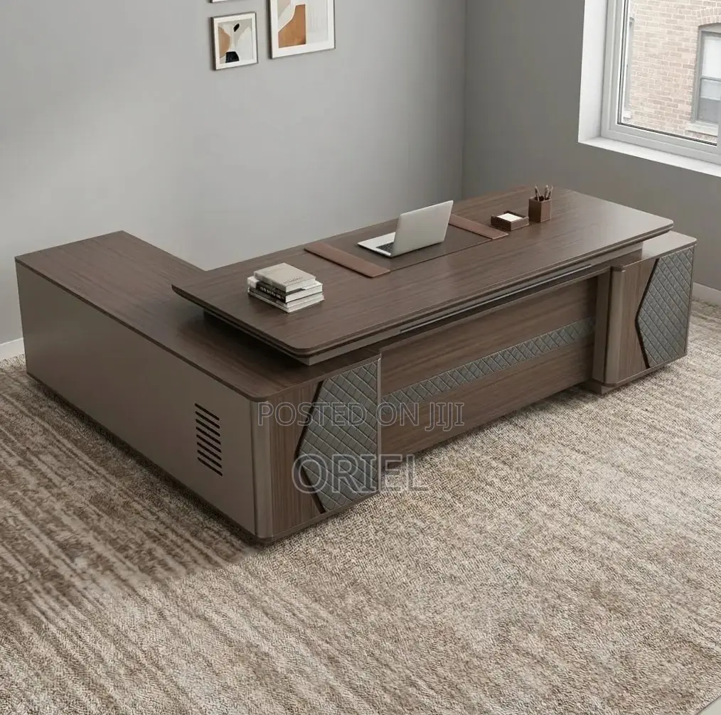 Office Desk : L-Shaped 2400MM Executive Table