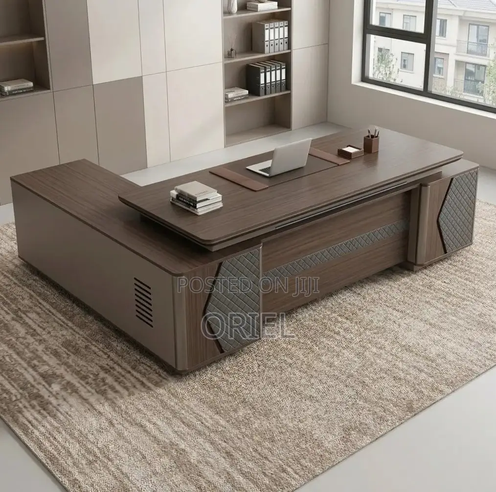 Office Desk : L-Shaped 2400MM Executive Table