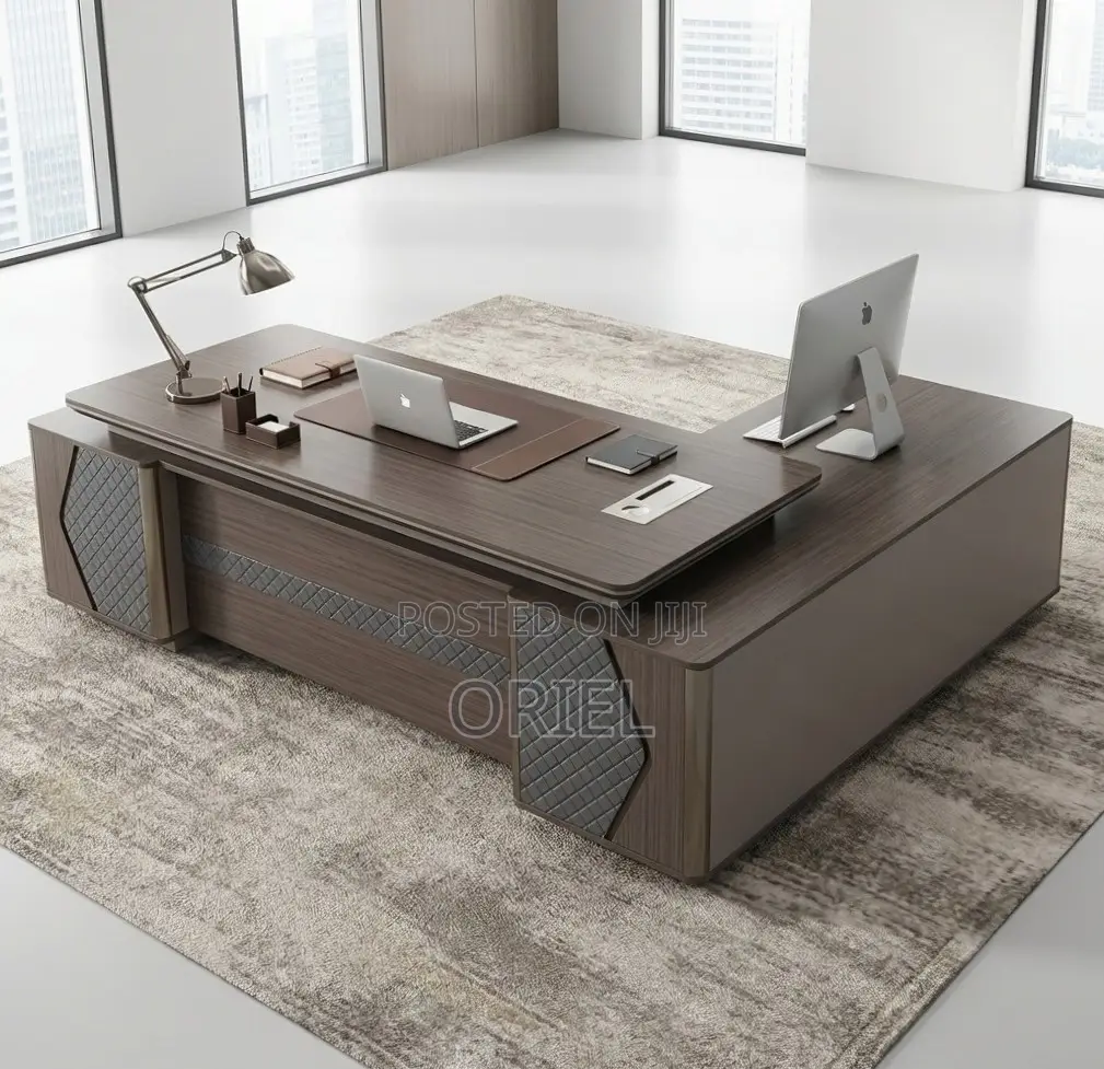 Office Desk : L-Shaped 2400MM Executive Table
