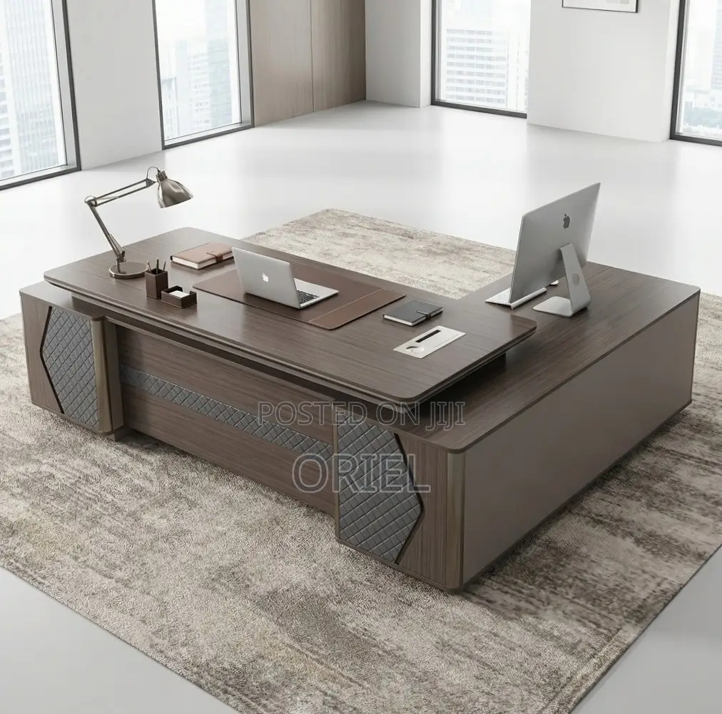 Office Desk : L-Shaped 2400MM Executive Table