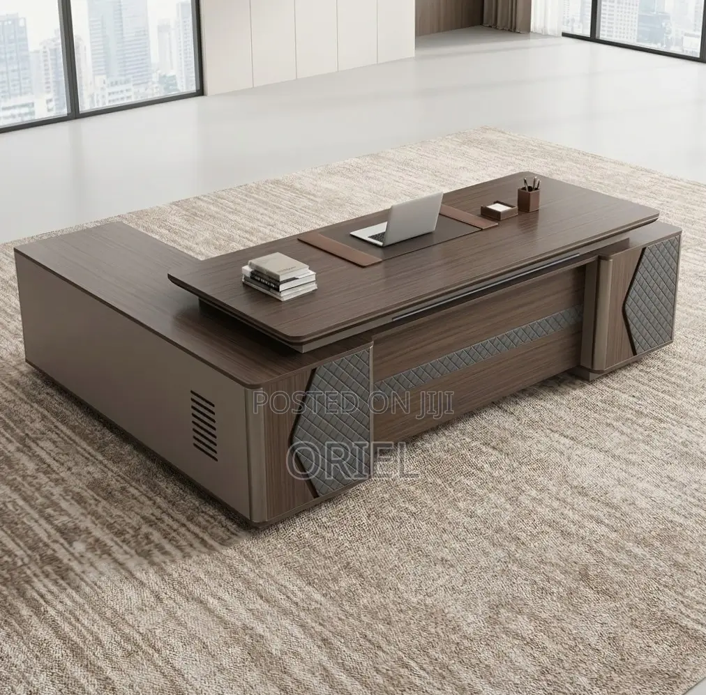Office Desk : L-Shaped 2400MM Executive Table