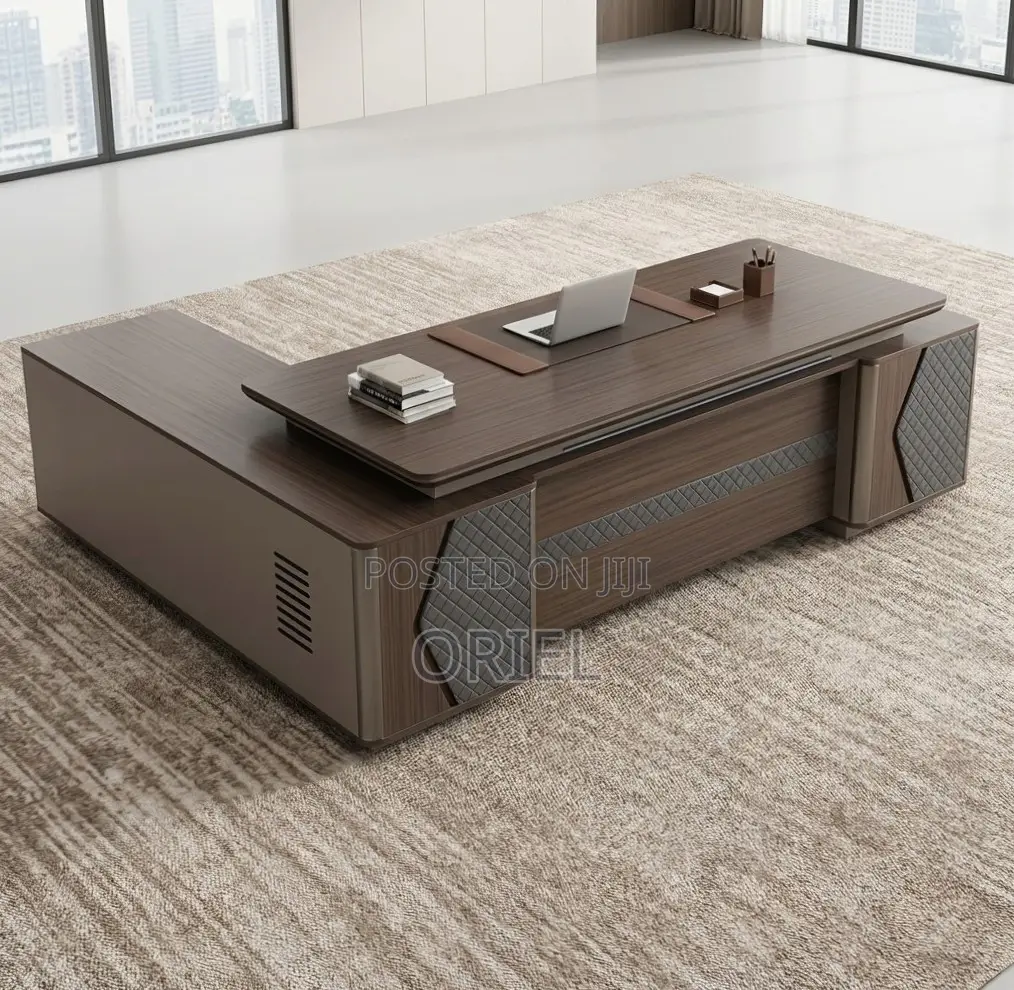 Office Desk : L-Shaped 2400MM Executive Table
