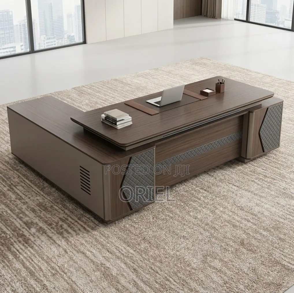 Office Desk : L-Shaped 2400MM Executive Table