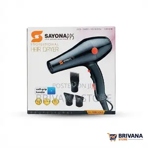 Sayona SY-1000 Hair Dryer 2000W Professional 2 Speeds 3 Heat