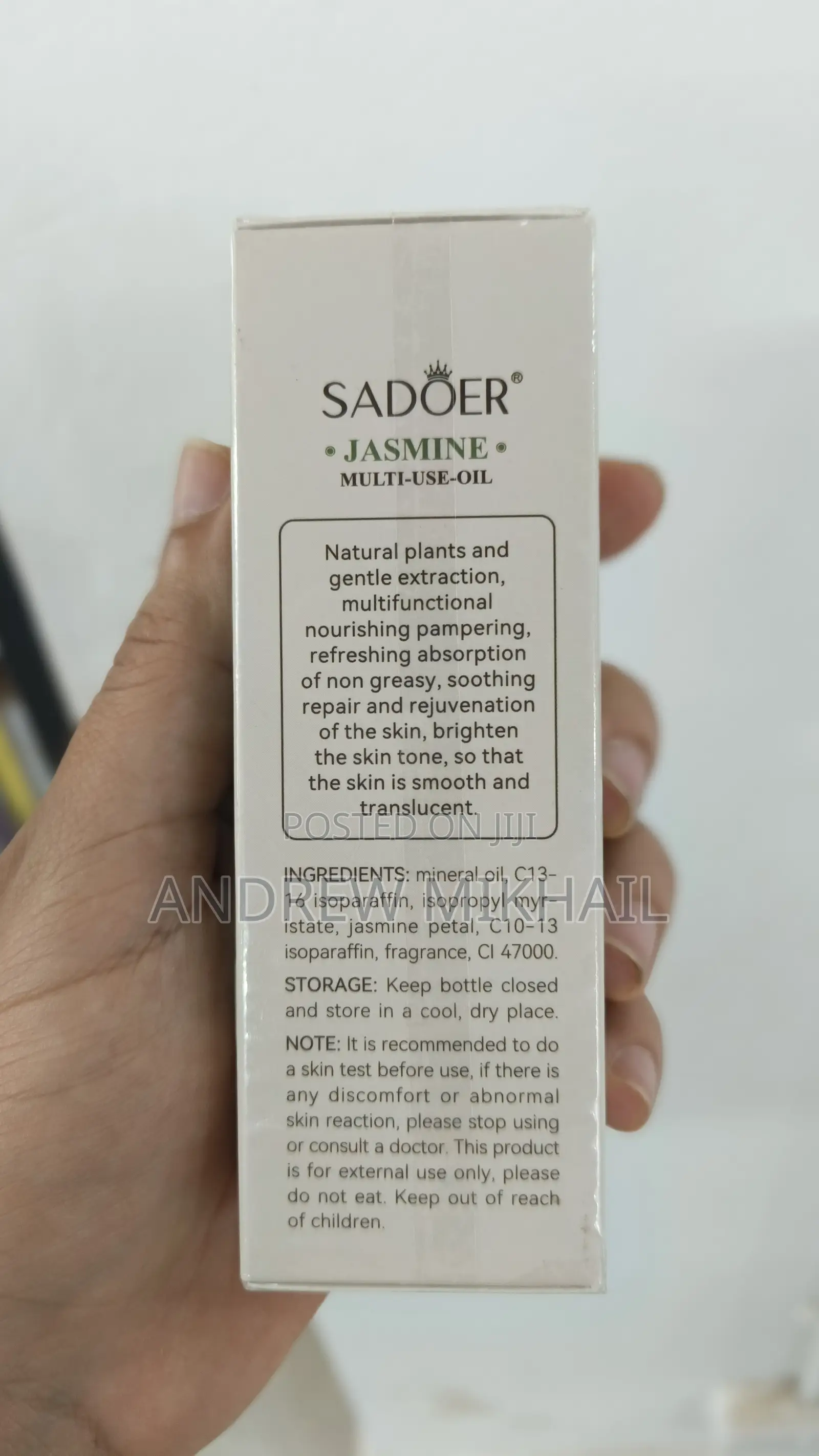 Jasmine Infused Skin Brightening Oil