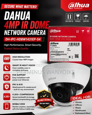 Dahua 4mp Ir Dome Network Camera