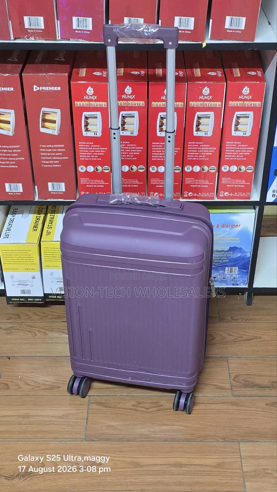 Rubber Medium Suitcase