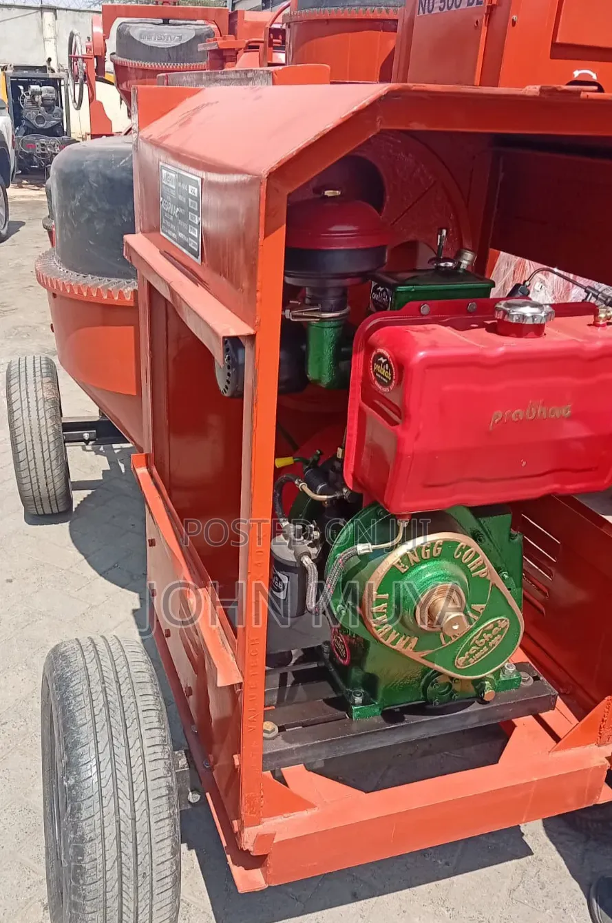 Heavy Duty Indian Concrete Mixer Construction Solution-500l/8Hp