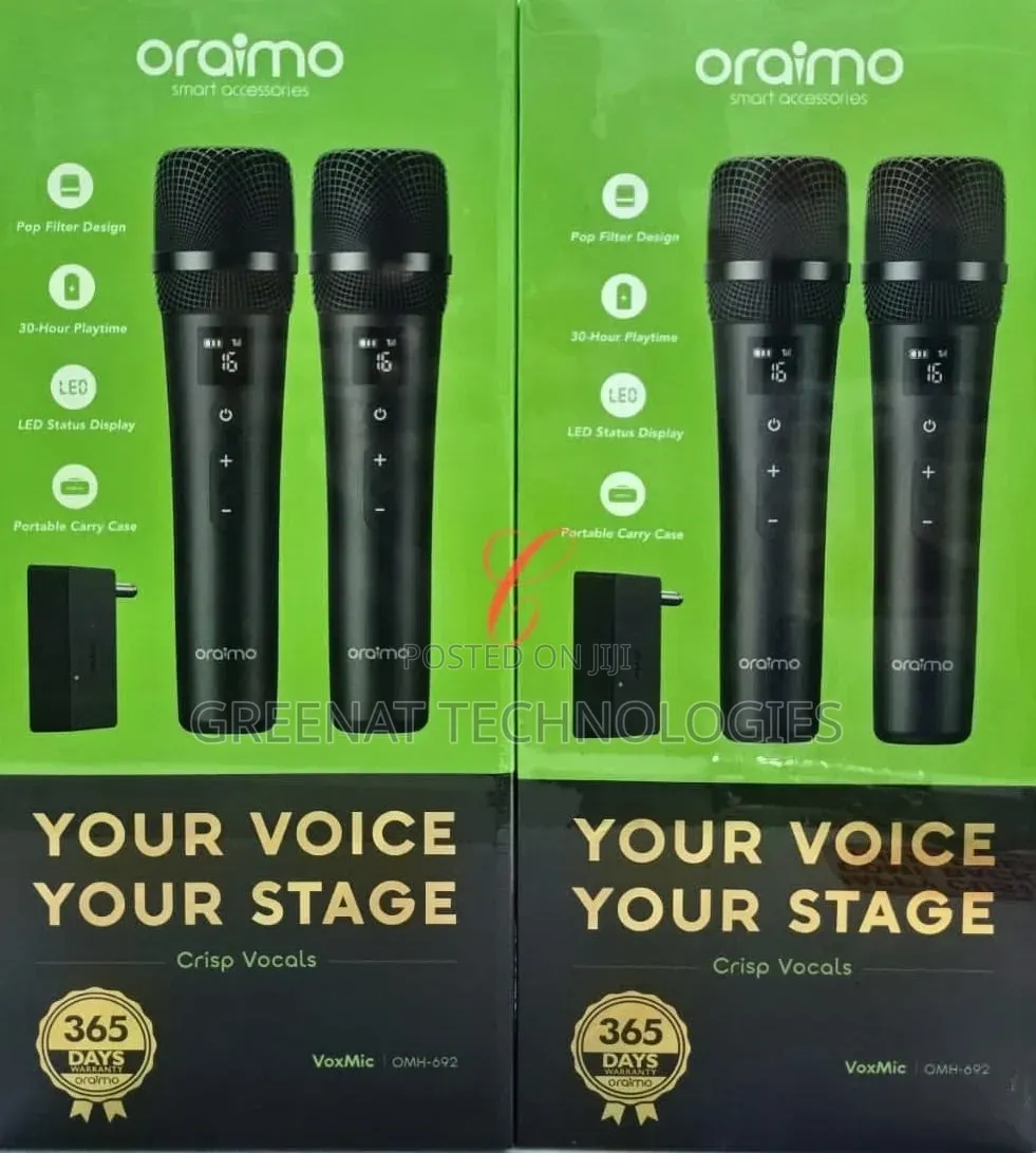 Oraimo VoxMic OMH-692 Wireless Microphone Kenya